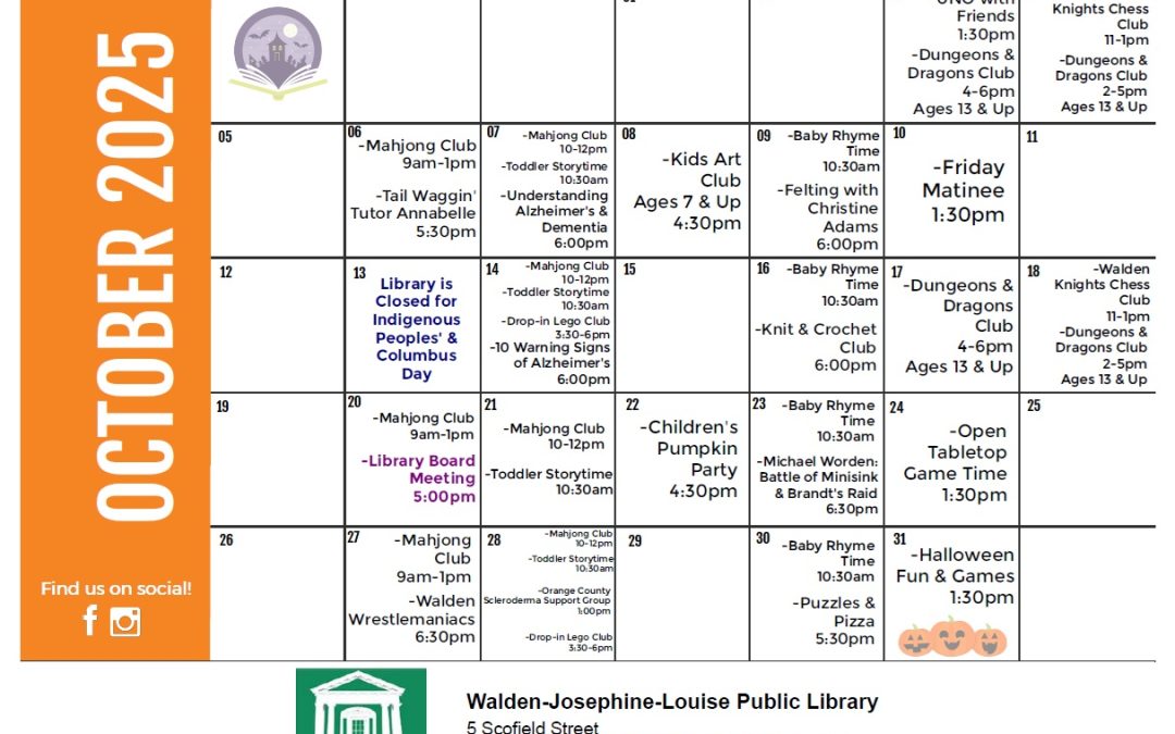 October Calendar
